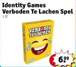 Kruidvat Identity Games Verboden Te Lachen Spel aanbieding