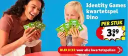 Kruidvat Identity Games kwartetspel Dino aanbieding