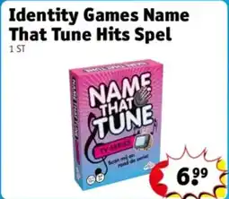Kruidvat Identity Games Name That Tune Hits Spel aanbieding