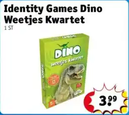 Kruidvat Identity Games Dino Weetjes Kwartet aanbieding