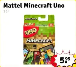 Kruidvat Mattel Minecraft Uno aanbieding
