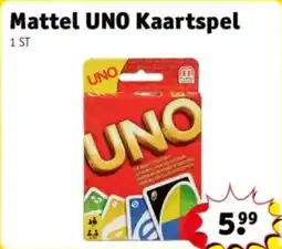 Kruidvat Mattel UNO Kaartspel aanbieding