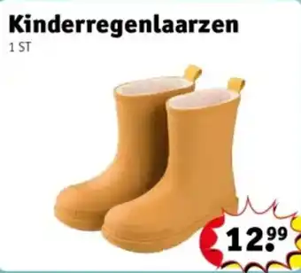 Kruidvat Kinderregenlaarzen aanbieding