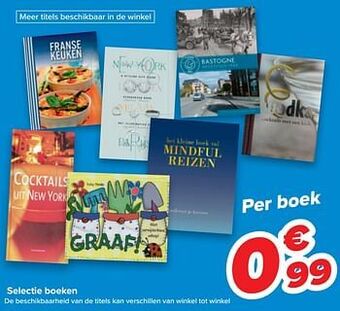Carrefour Selectie boeken aanbieding