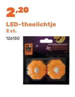 Happyland LED-theelichtje 2 st aanbieding