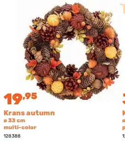 Happyland Krans autumn ø 33 cm multi-color aanbieding