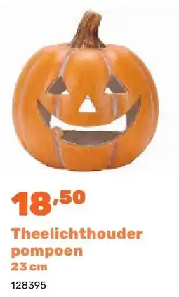 Happyland Theelichthouder pompoen 23 cm aanbieding