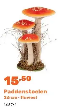 Happyland Paddenstoelen 26 cm • fl uweel aanbieding