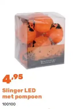Happyland Slinger LED met pompoen aanbieding