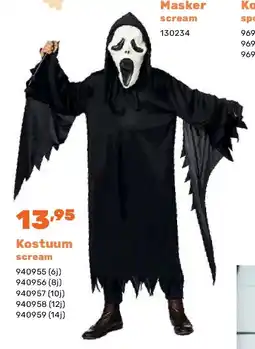 Happyland Kostuum scream aanbieding