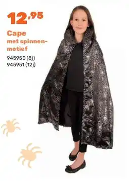 Happyland Cape met spinnenmotief aanbieding