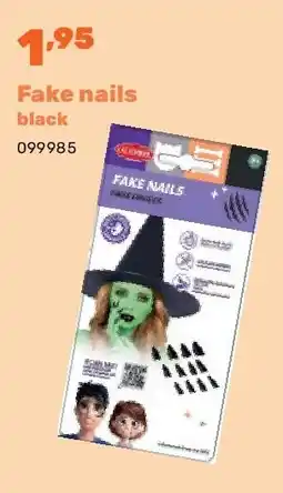 Happyland Fake nails black aanbieding