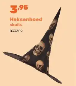 Happyland Heksenhoed skulls aanbieding