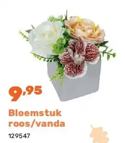 Happyland Bloemstuk roos/vanda aanbieding