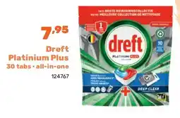 Happyland Dreft Platinium Plus 30 tabs • all-in-one aanbieding