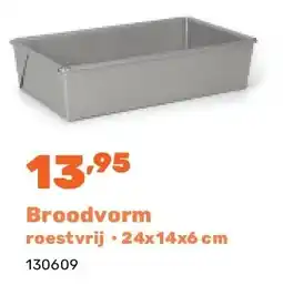 Happyland Broodvorm roestvrij • 24x14x6 cm aanbieding