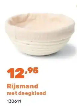 Happyland Rijsmand met deegkleed aanbieding