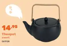 Happyland Theepot zwart aanbieding