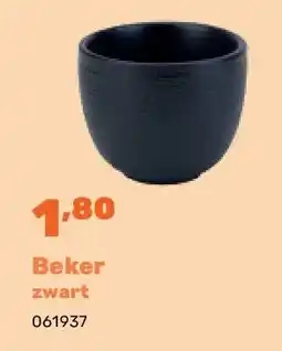 Happyland Beker zwart aanbieding