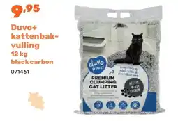 Happyland Duvo+ kattenbakvulling 12 kg black carbon aanbieding