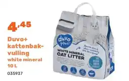 Happyland Duvo+ kattenbakvulling white mineral 10 L aanbieding