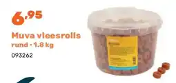 Happyland Muva vleesrolls rund • 1.8 kg aanbieding
