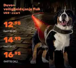Happyland Duvo+ veiligheidsjasje fl uo USB • zwart aanbieding