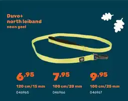 Happyland Duvo+ north leiband neon geel aanbieding