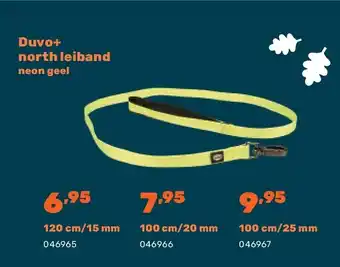 Happyland Duvo+ north leiband neon geel aanbieding
