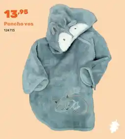 Happyland Poncho vos aanbieding