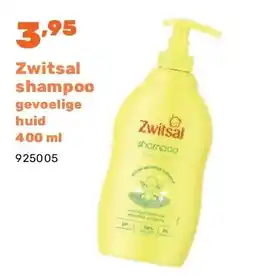 Happyland Zwitsal shampoo gevoelige huid 400 ml aanbieding