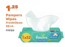 Happyland Pampers Wipes FreshClean 52 st aanbieding