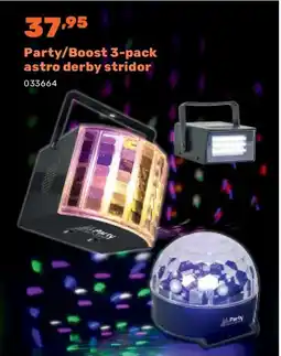 Happyland Party/Boost 3-pack astro derby stridor aanbieding