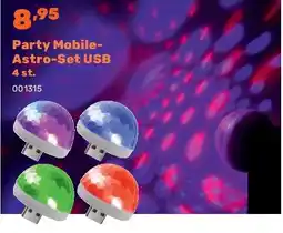 Happyland Party MobileAstro-Set USB 4 st aanbieding
