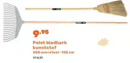 Happyland Polet bladhark kunststof 380 mm+steel • 150 cm aanbieding