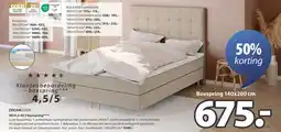 Jysk Nevla GC5 Boxspring aanbieding