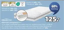 Jysk Eida GS25 springmatras aanbieding