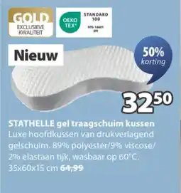 Jysk Stathelle Gel Traagschuim Kussen aanbieding