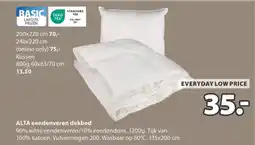 Jysk Alta eendenveren dekbed aanbieding