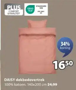 Jysk Daisy Dekbedovertrek aanbieding