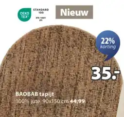 Jysk Baobab Tapijt aanbieding