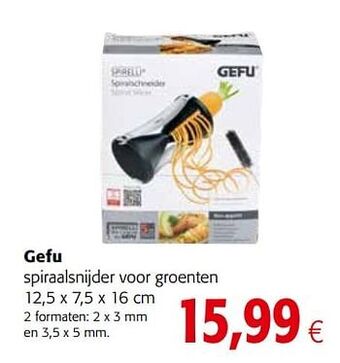 Gefu spiraalsnijder voor groenten