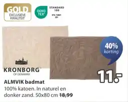 Jysk Almvik badmat aanbieding