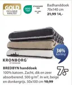 Jysk Bredbyn handdoek aanbieding