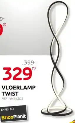 Brico Vloerlamp twist aanbieding