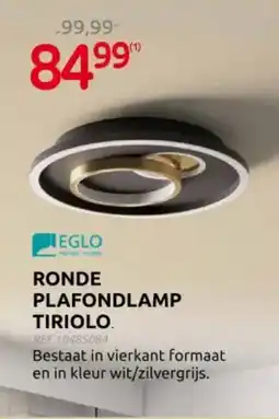 Brico Eglo Ronde Plafondlamp Tiriolo aanbieding
