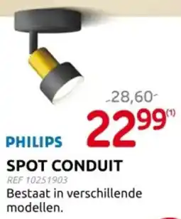 Brico Philips spot conduit aanbieding
