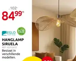 Brico Eglo Hanglamp Siruela aanbieding