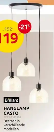 Brico Brilliant Hanglamp Casto aanbieding