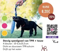 Poils et Plumes Stevig speelgoed van TPR + touw aanbieding
